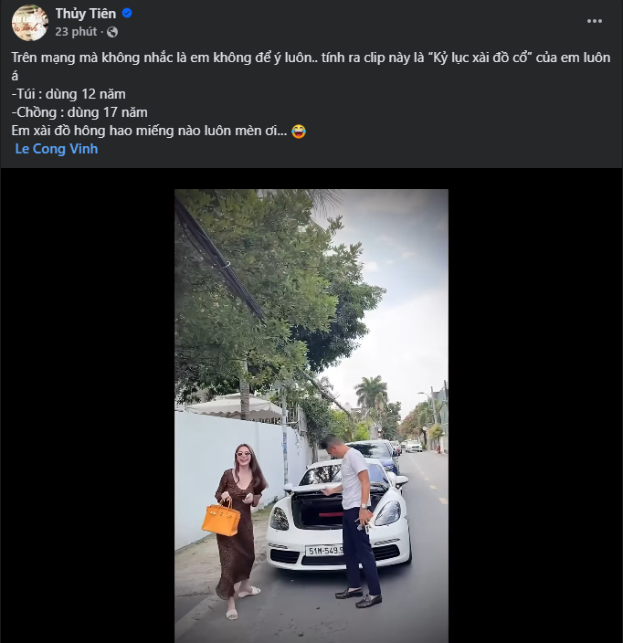 Thủy Tiên lên tiếng phản hồi tin đồn ly hôn Công Vinh