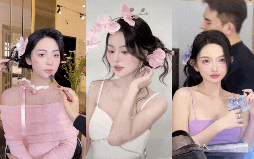 Cơn sốt kẹp tóc hoa sứ, hoa lan khiến các cô gái 'phát cuồng'