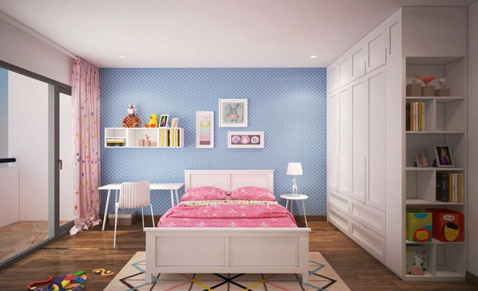   Sử dụng những rèm cửa họa tiết, giấy dán tường màu sắc nhẹ là những ý tưởng thường được áp dụng trong cách trang trí phòng ngủ, đơn giản không tốn nhiều chi phí nhưng hiệu quả cao.   