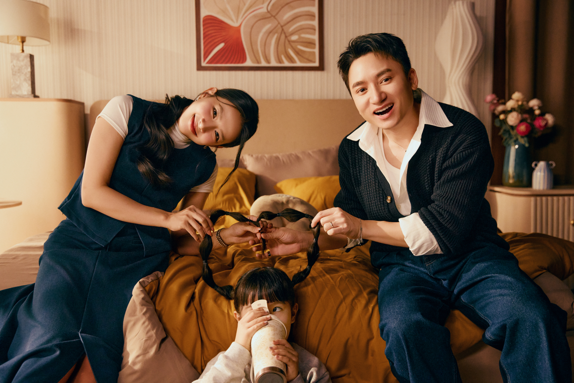 Hình ảnh gia đình là nơi trở về với sự yêu thương