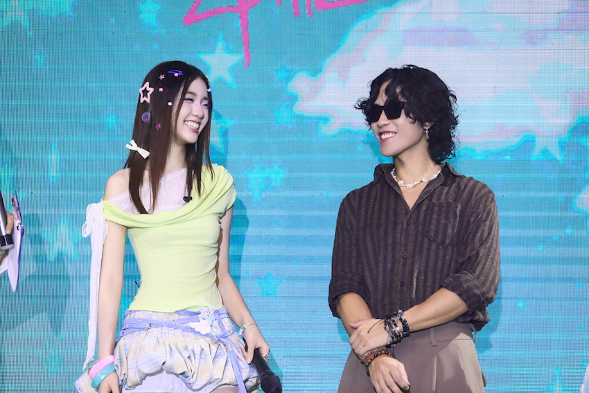 Izara Thiên Nga và producer 2pillz.