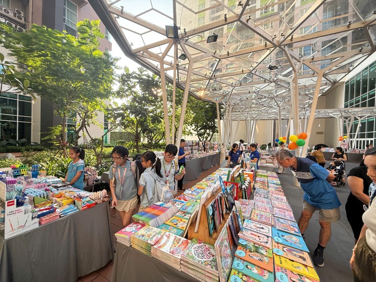 Hoạt động Ngày hội sách tại chung cư