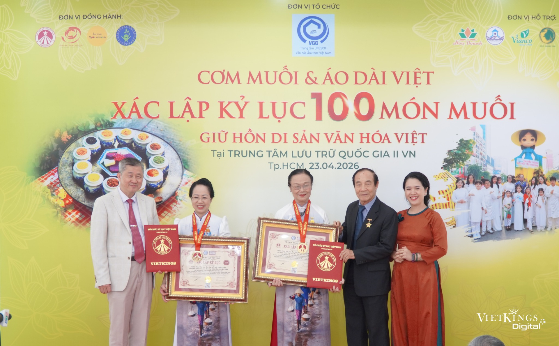 Kỷ lục 100 món muối được xác lập 
