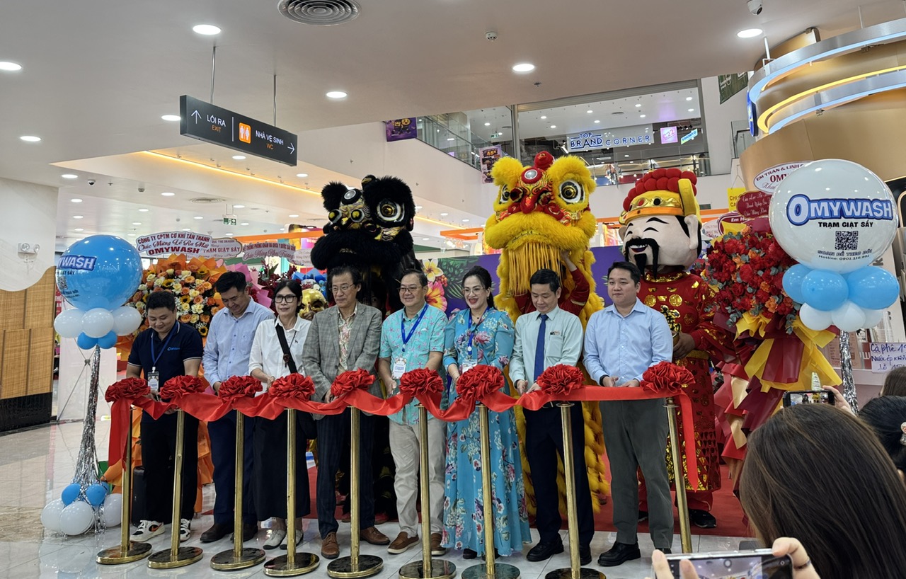 Trạm giặt sấy được tích hợp trong mo đun nhỏ gọn thông minh vừa được đưa vào khai thác