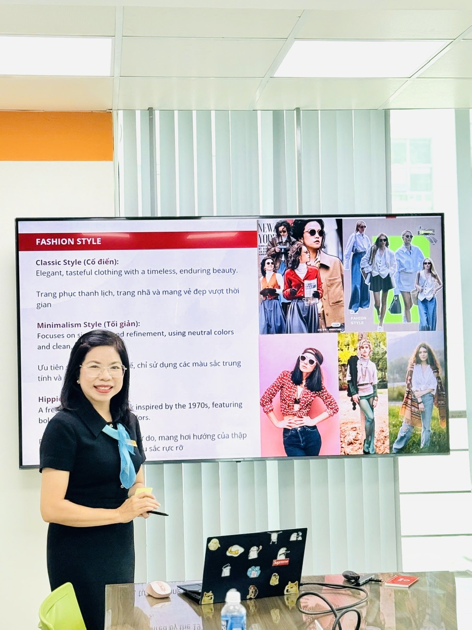 Tiến sĩ Nguyễn Thị Minh Châu với vai trò Giảng viên