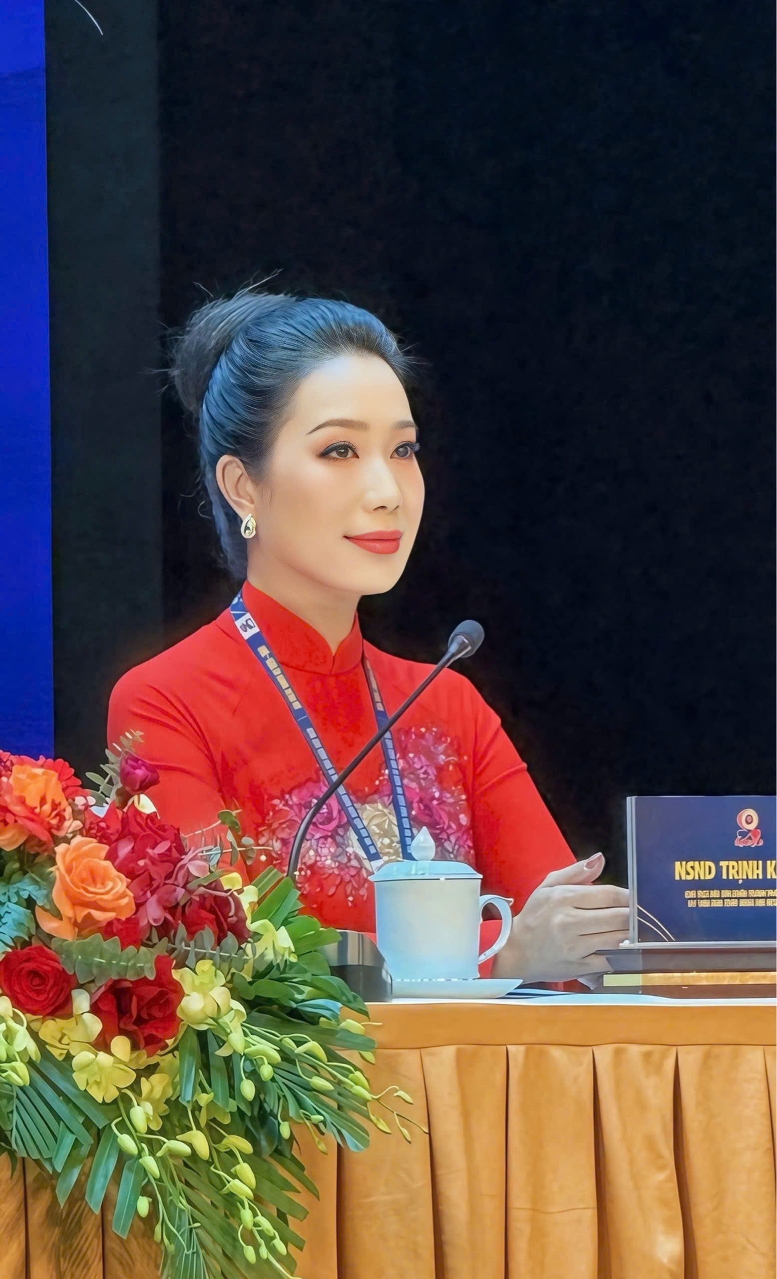 NSND Trinh Kim Chi mong truyền cảm hứng đến các con qua việc hoc tập không ngừng