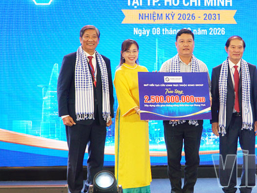Tại sự kiện, CLB đã trao các khoản hỗ trợ dành cho các hoạt động an sinh
