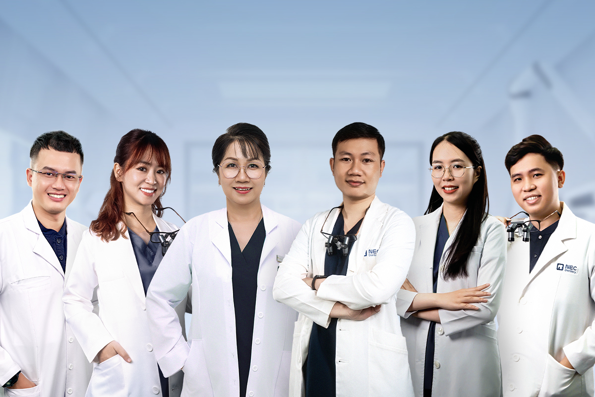 Đội ngũ bác sĩ có chuyên môn cao của Nha khoa NEC