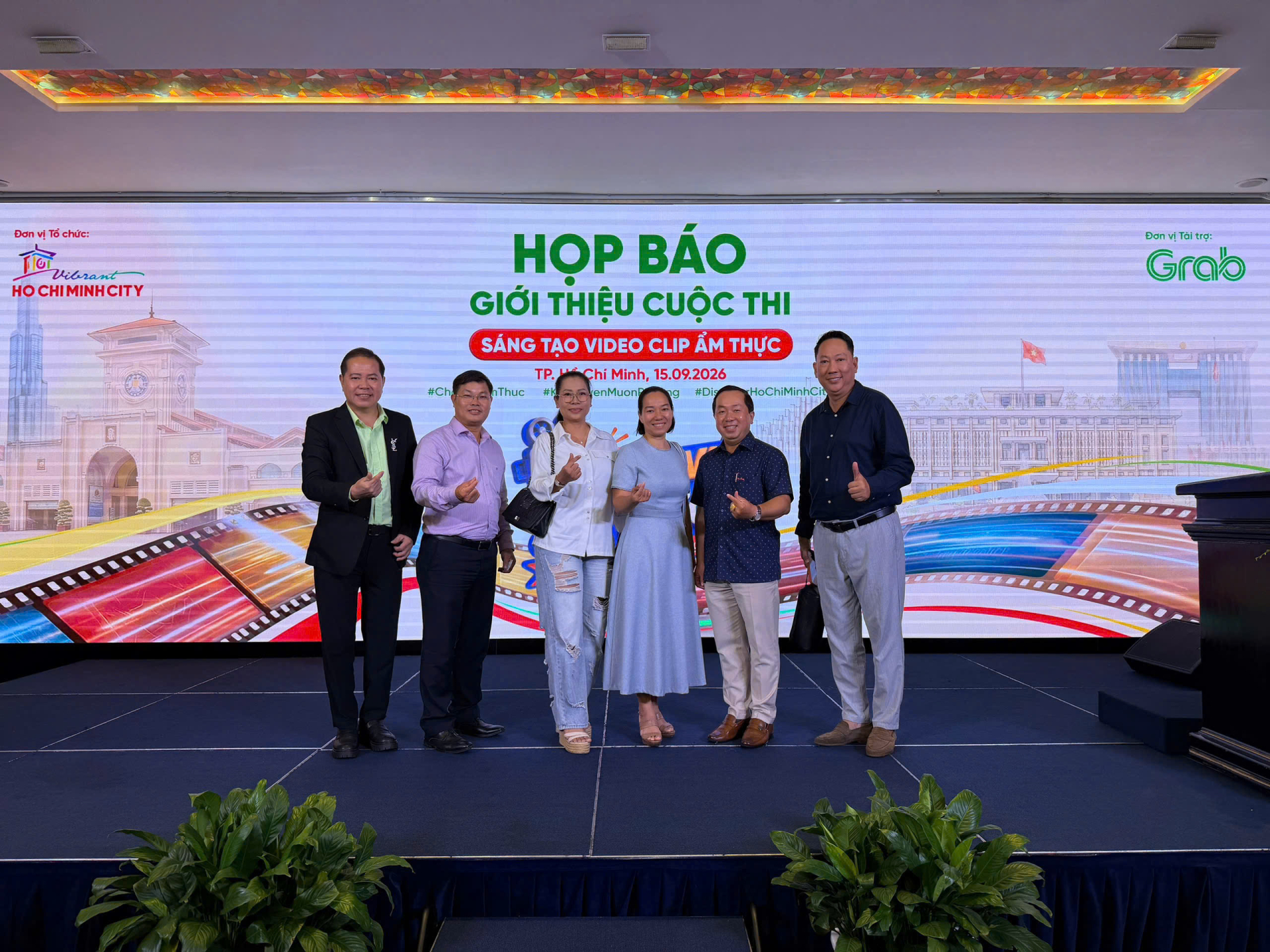 Các đại diện Hiệp hội ẩm thực TPHCM -đơn vị phối hợp tổ chức