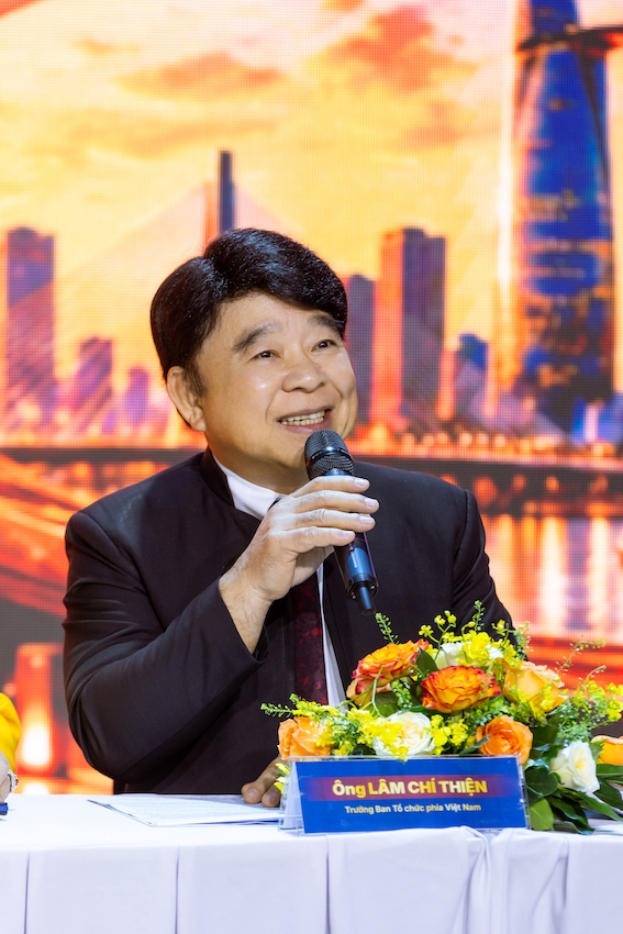 Ông Lâm Chí Thiện - Chủ tịch Hội đồng Quản trị kiêm Tổng Giám đốc Tập đoàn IMC chia sẻ với báo chí về sự kiện