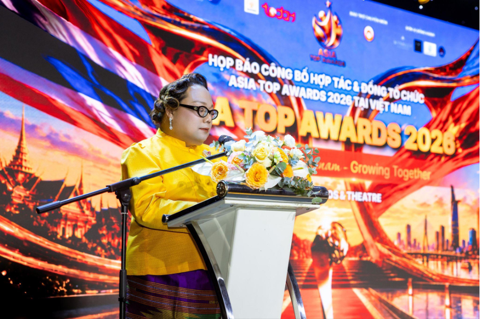 Bà Rath Rimthirakul, Nhà sáng lập & Chủ tịch Asia Top Awards đồng thời là Trưởng Ban Tổ chức phía Thái Lan