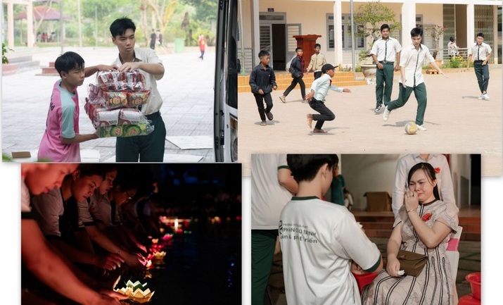 Nhà trường thường xuyên tổ chức nhiều hoạt động để giáo dục học sinh toàn diện.