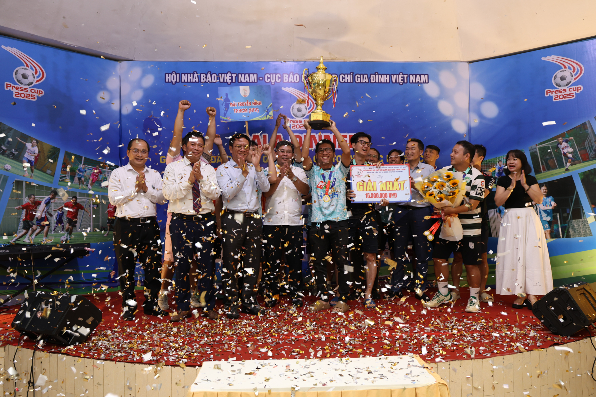 HTV lần đầu đăng quang vòng loại Press Cup 2025. 