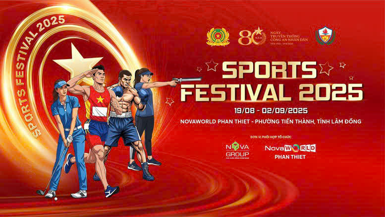 Sports Festival 2025 – Sức mạnh thể chất, bản lĩnh tinh thần người chiến sĩ công an.
