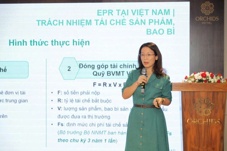 Bà Chu Thị Kim Thanh, Phó Giám đốc Điều hành Công ty CP PRO Việt Nam, Liên minh Tái chế bao bì Việt Nam