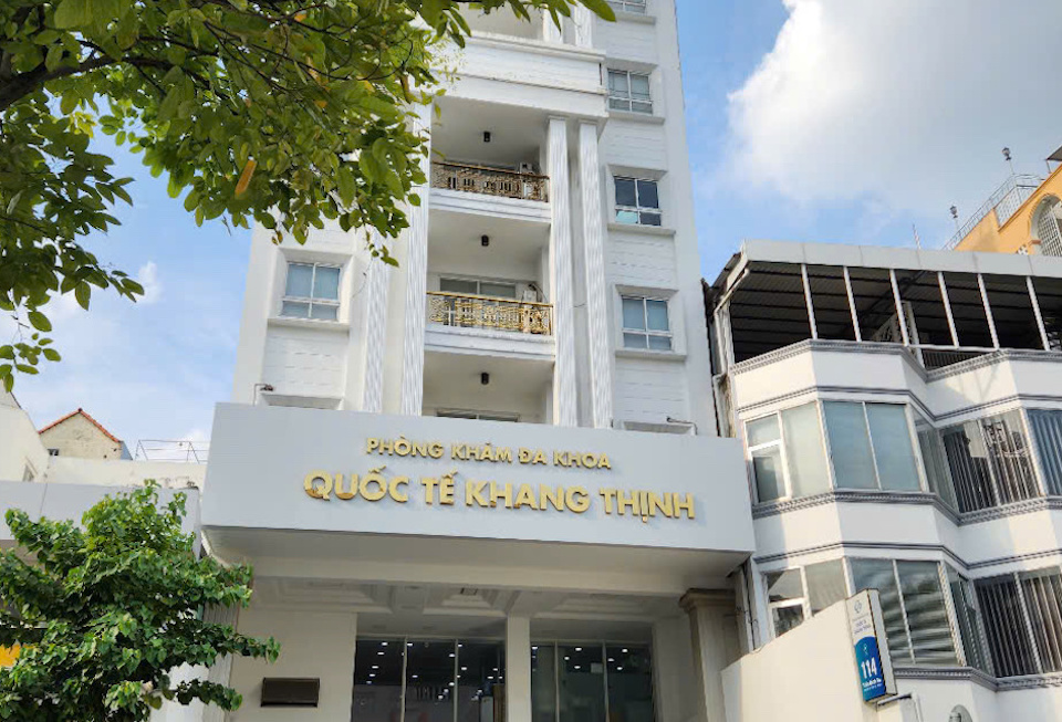 Phòng khám đa khoa Quốc tế Khàng Thịnh, thuộc Công ty TNHH Tập đoàn Việt Khang ( 114 Trần Đình Xu phường Cầu Ông Lãnh, TP Hồ Chí Minh) vừa bị Sở Y tế TP Hồ Chí Minh xử phạt.