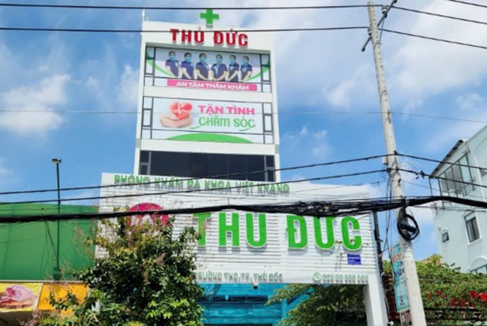 Phòng khám đa khoa Việt Khang Thủ Đức (số 83C Đặng Văn Bi, phường Thủ Đức) bị đình chỉ hoạt động.