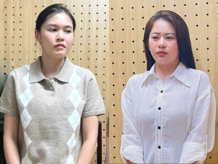 Các đối tượng bị bắt.