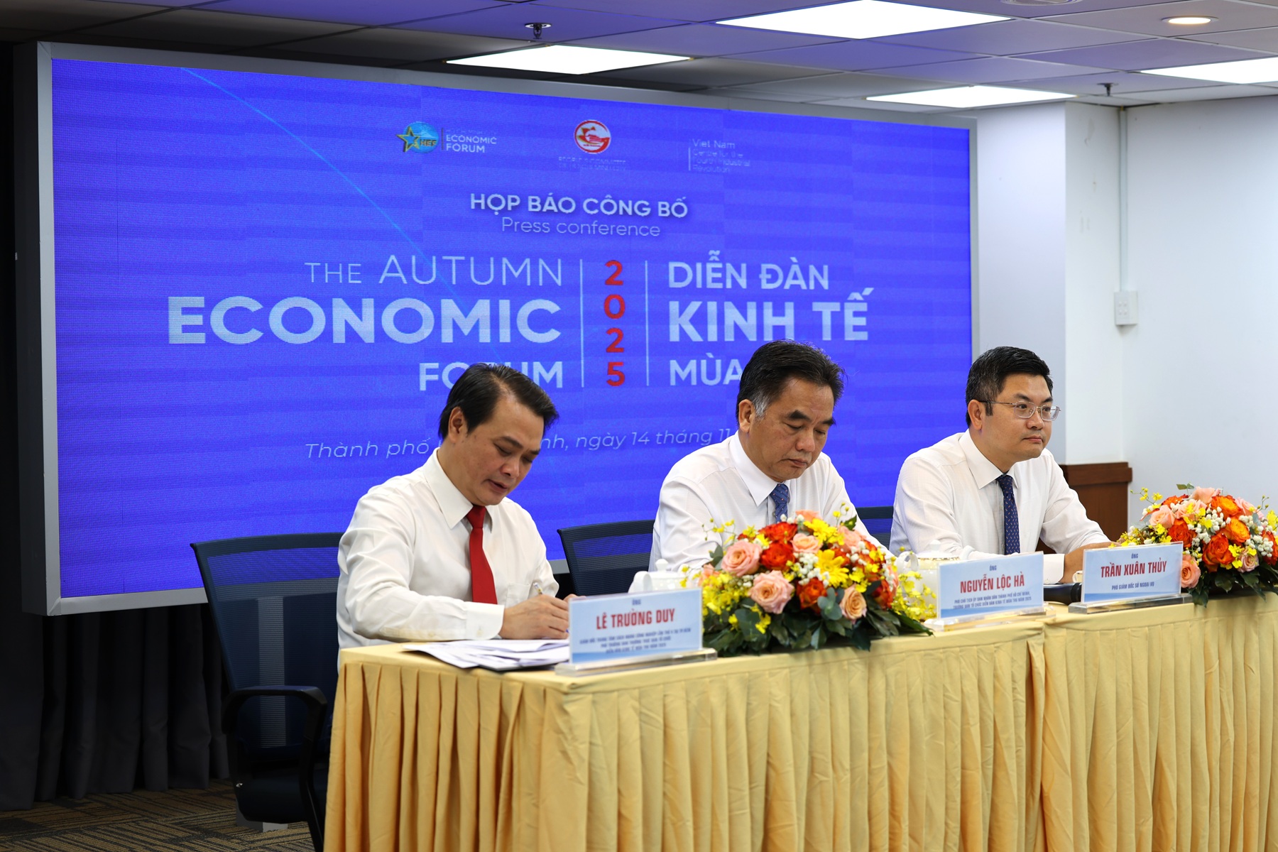 Họp báo công bố chi tiết về Diễn đàn Kinh tế mùa thu 2025.