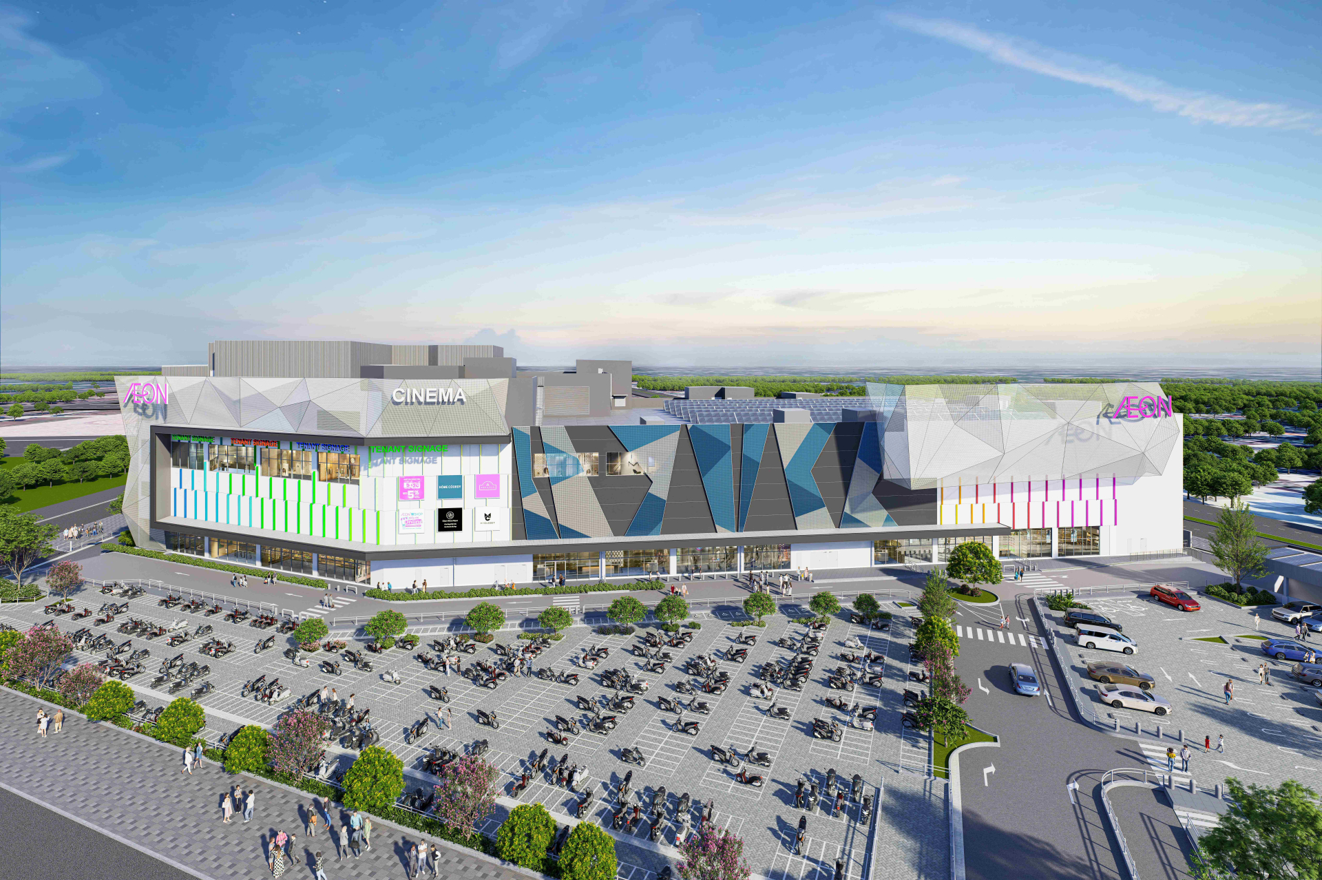 TTTM AEON Mỹ Tho có tổng vốn đầu tư lên tới 1.000 tỷ đồng, dự kiến đi vào hoạt động trong năm 2027