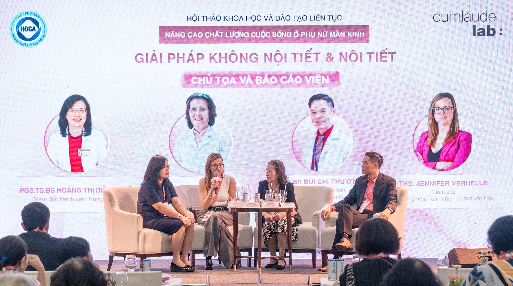 Hội thảo khóa học thu hút khá nhiều bác sĩ và chuyên gia về sản khoa.