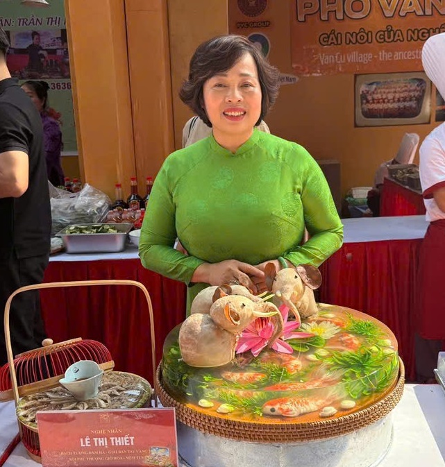 Nghệ nhân Lê Thị Thiết cho biết ẩm thực Việt sẽ còn vươn xa. 