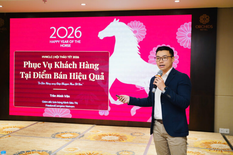 Ông Trần Minh Văn – Giám đốc bán hàng Kênh Siêu Thị – công ty FrieslandCampina Vietnam. 