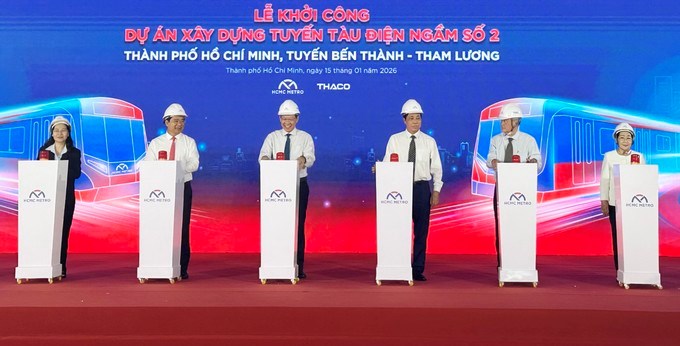 Lễ khởi công tuyến Metro số 2.