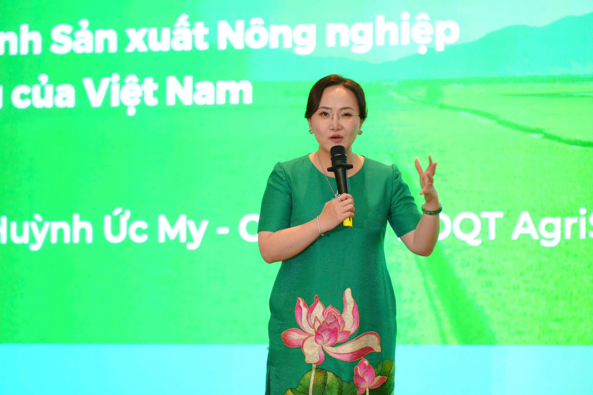 Bà Đặng Huỳnh Ức My – Chủ tịch Hội đồng quản trị Công ty CP Thành Thành Công – Biên Hòa. 