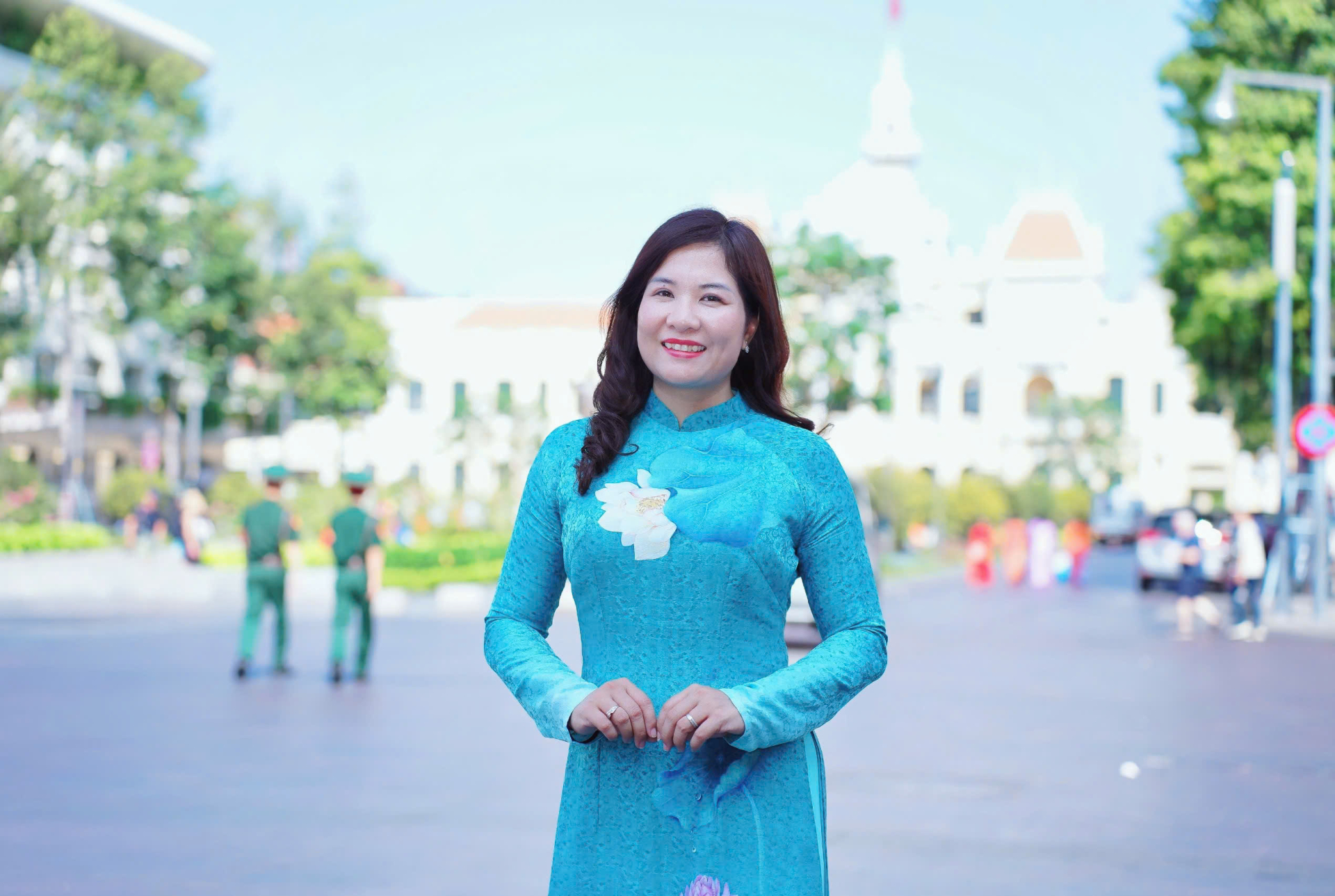 bà Nguyễn Thị Ngọc Linh, Phó Chủ tịch Hội Liên hiệp Phụ nữ TP.HCM.