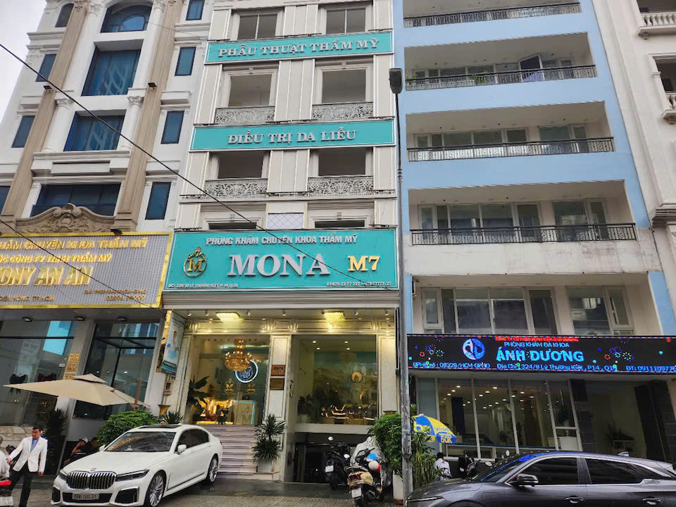Phòng khám MONA ở địa chỉ 324/10 Lý Thường Kiệt, phường Tân Định, TP Hồ Chí Minh hiện đã ngưng hoạt động. Ảnh: Cẩm Viên.