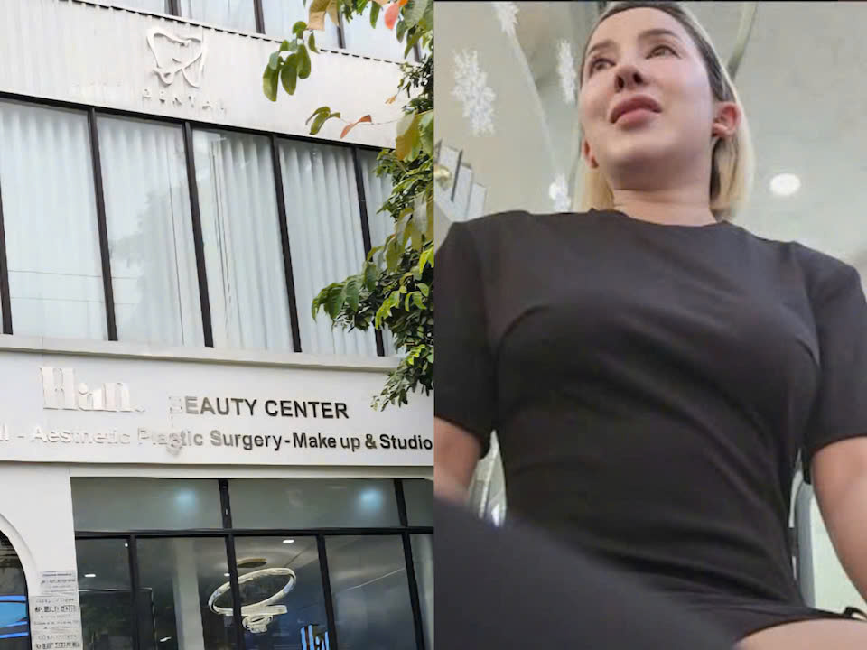Tại Han Beauty Center, bà Tú (chủ cơ sở) dù không có chứng chỉ hành nghề vẫn trực tiếp chỉ định các ca đại phẫu xâm lấn sâu như nâng ngực, hút mỡ dựa trên... kinh nghiệm cá nhân từng đi phẫu thuật. Ảnh cắt từ clip