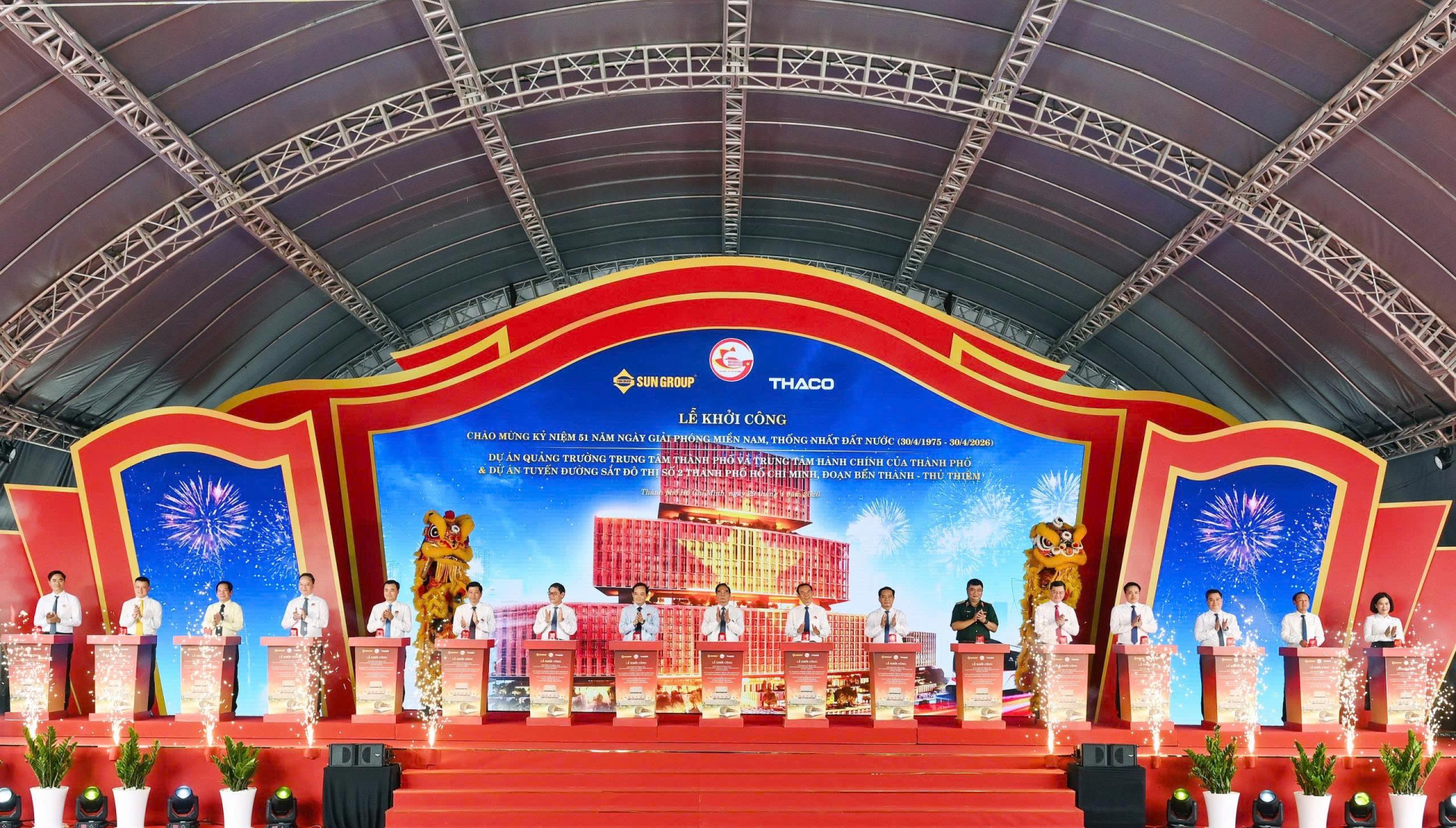  Lễ khởi công các công trình quy mô lớn, ý nghĩa chào mừng kỷ niệm 51 năm Ngày Giải phóng miền Nam, thống nhất đất nước (30/4/1975-30/4/2026).