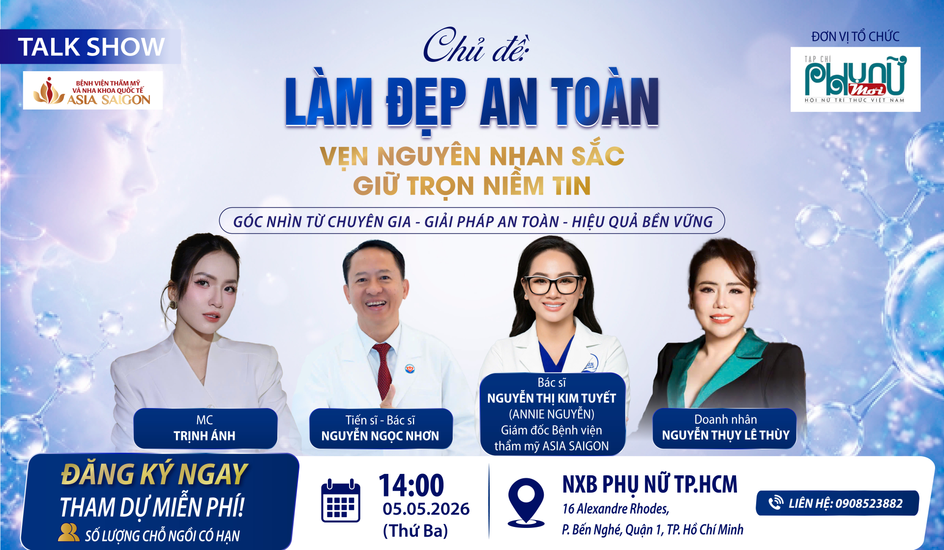 Talkshow làm đẹp an toàn: Nữ doanh nhân kể ‘vết sẹo nhan sắc’ vì thẩm mỹ hỏng, chuyên gia nói gì?   
