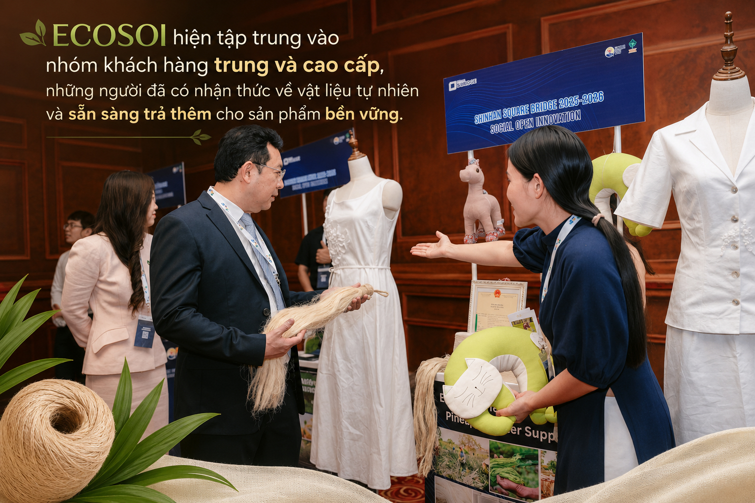 Hành trình biến lá dứa thành sợi sinh học của nữ giảng viên Việt