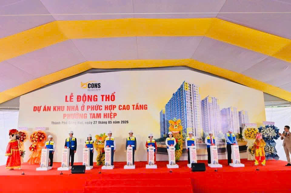 Lễ khởi công dự án căn hộ Bcons.