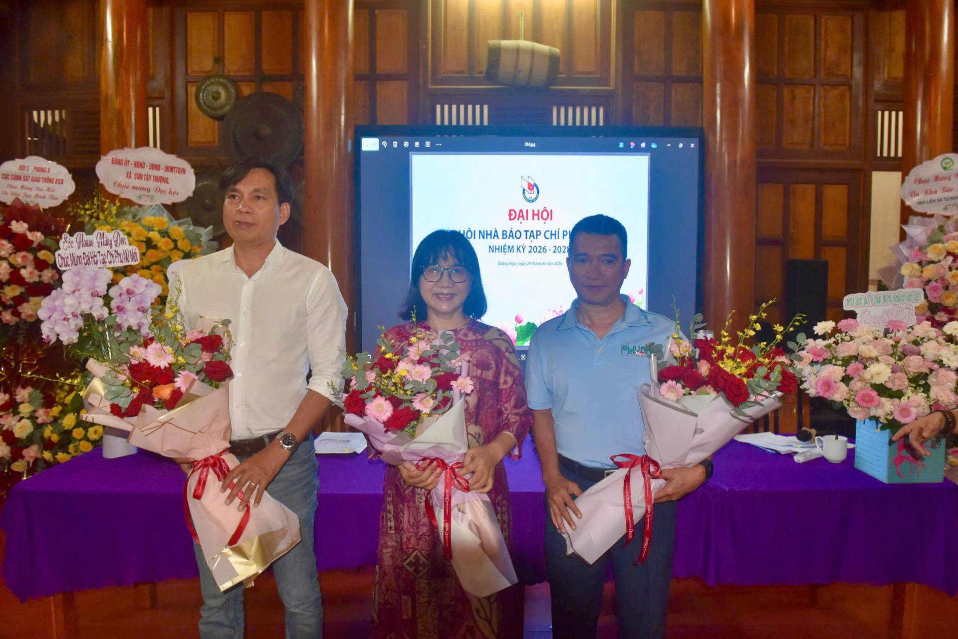 Ban Thư ký Chi hội nhiệm kỳ mới ra mắt. 