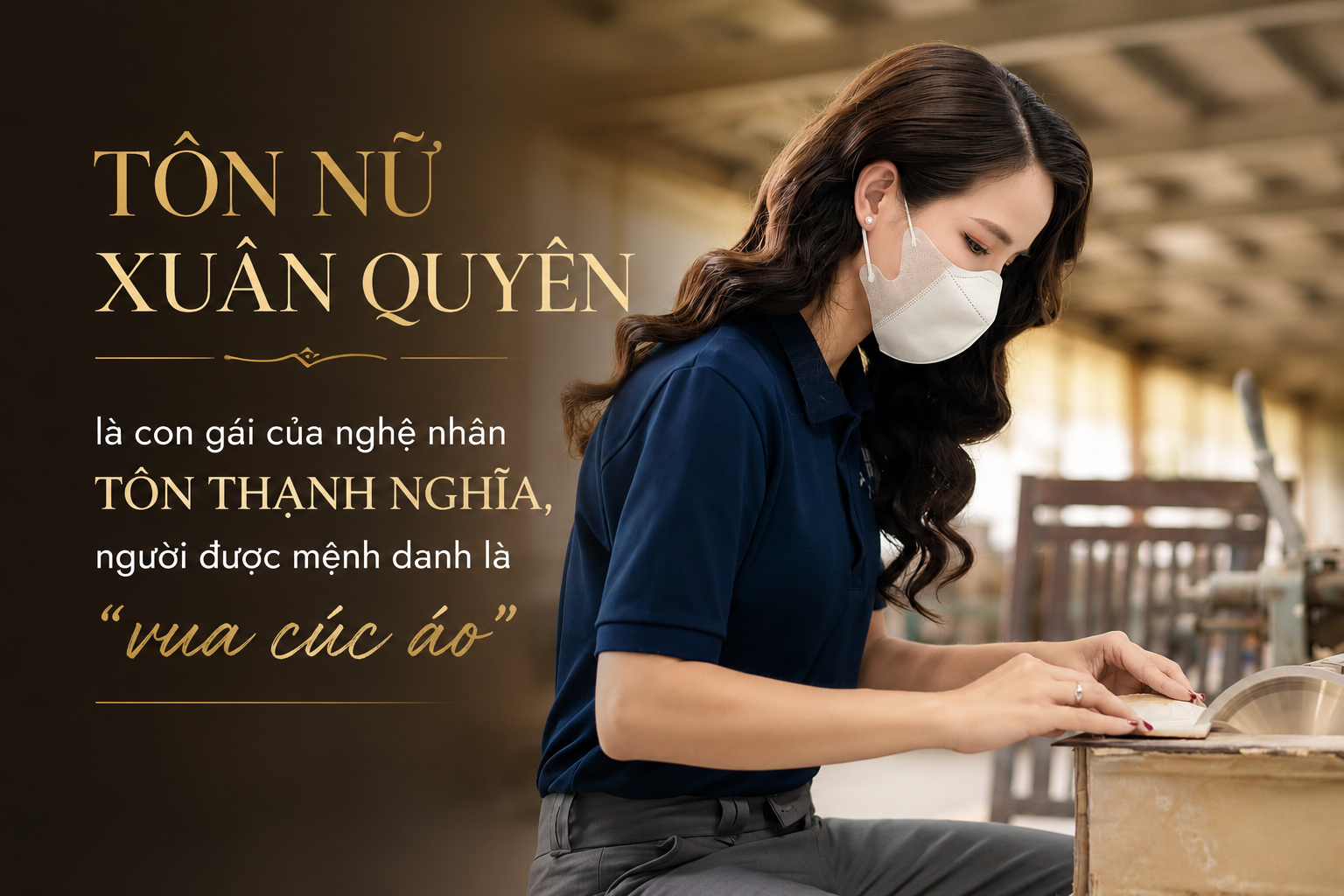 Tôn Nữ Xuân Quyên biến vỏ sò thành bút ngọc trai cao cấp mang hồn Việt