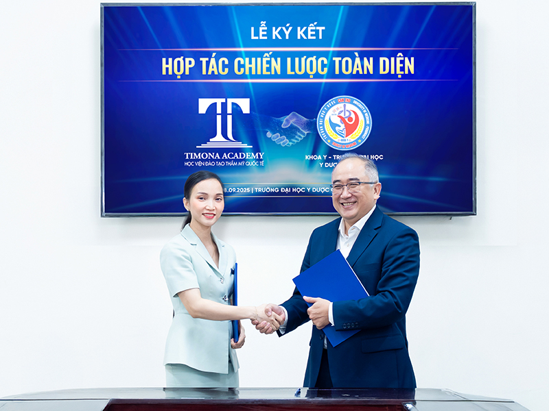Timona Academy chú trọng xây dựng các bảo chứng học thuật thông qua hợp tác toàn diện với Khoa Y - Trường Đại học Y Dược Cần Thơ