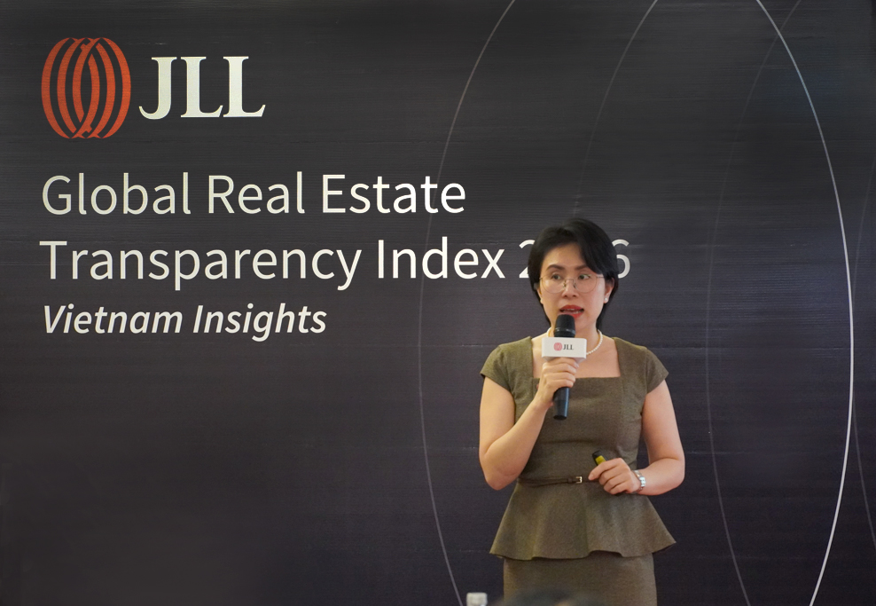 Bà Lê Thị Huyền Trang, Tổng Giám đốc JLL Việt Nam.