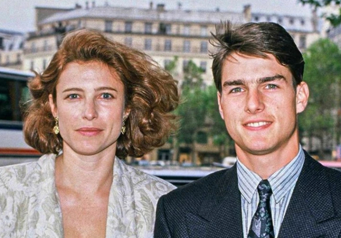 Tom Cruise và Mimi Rogers thời còn mặn nồng