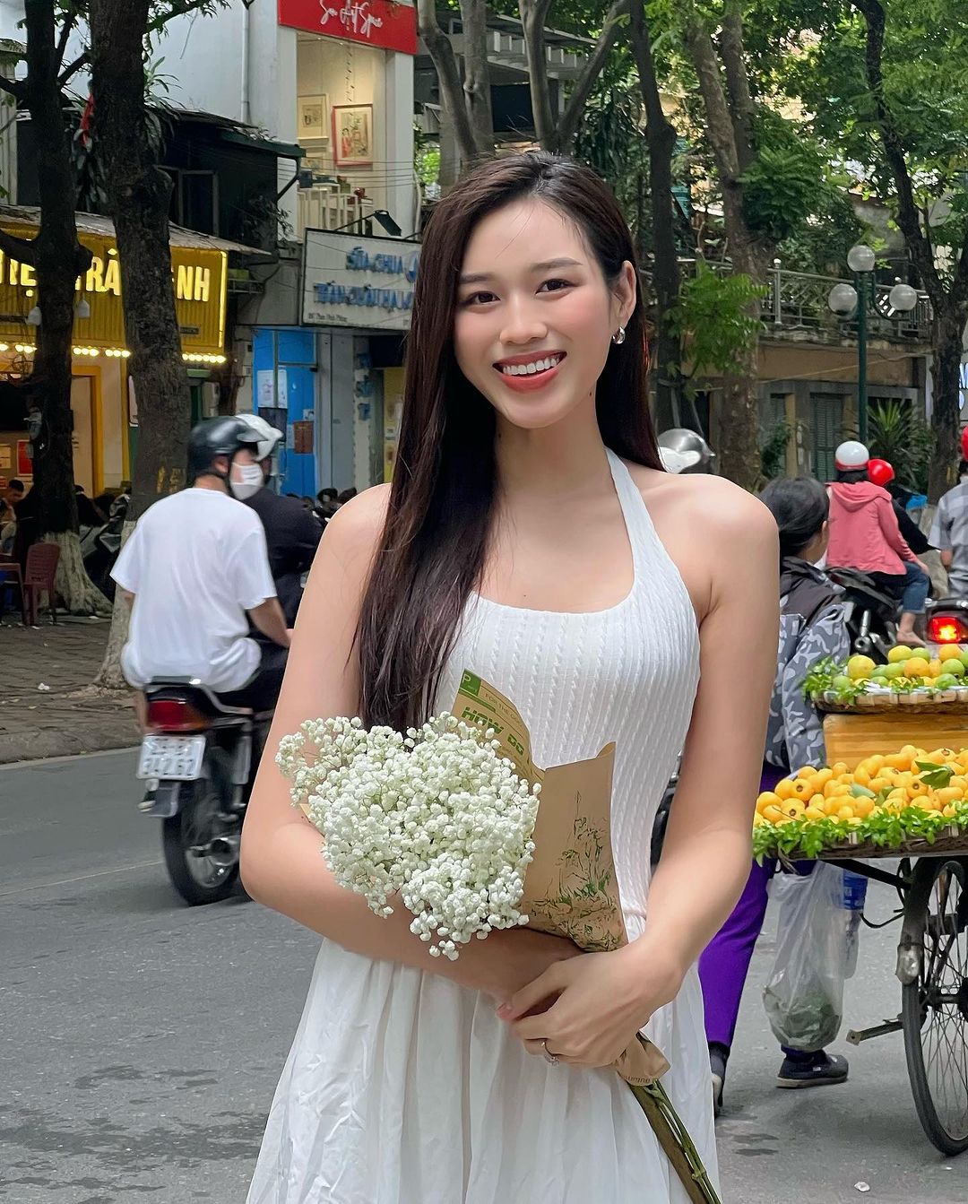 Hoa hậu Đỗ Thị Hà thường được khen ngợi 