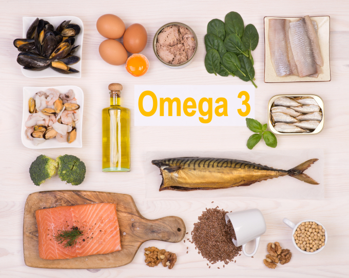 Tiêu thụ axit béo omega-3 làm tăng khả năng học tập, trí nhớ, nhận thức tốt cũng như tăng lưu lượng máu trong não. Ảnh minh họa