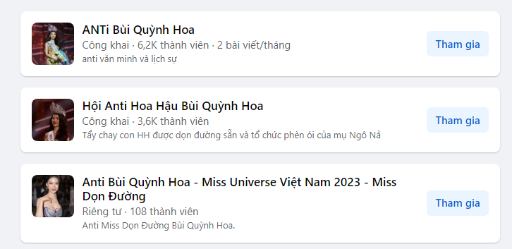 Chỉ sau 1 đêm đăng quang Miss Universe Vietnam, Bùi Quỳnh Hoa bị lập hàng chục nhóm anti vì nghi vấn mua giải