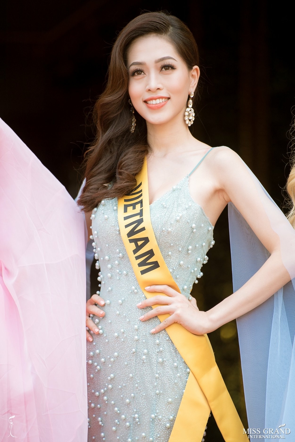 Phương Nga tại thời điểm thi Miss Grand International 2018