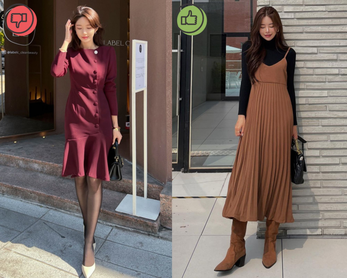 4 kiểu váy liền mùa lạnh khiến phong cách của bạn lỗi mốt