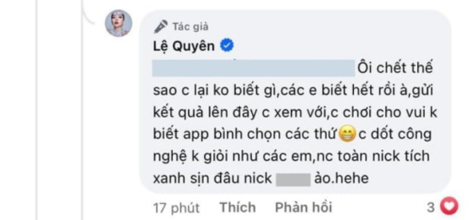 Lệ Quyên gọi Trang Pháp là “ai đó”, đôi co với khán giả giữa lùm xùm ghét nhau vì kết quả show Chị đẹp