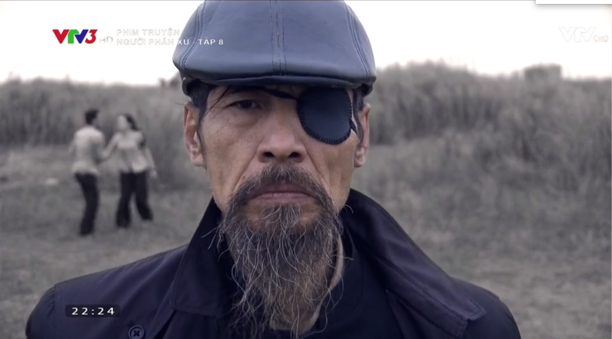 Nghệ sĩ Chu Hùng trong vai Thế chột của bộ phim Người phán xử