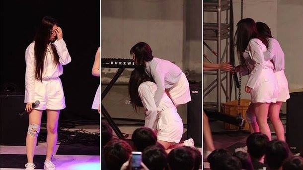 Seo Ji Soo bị ngất trên sân khấu do sức khỏe và tinh thần không đảm bảo