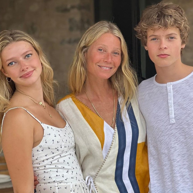 3 mẹ con Gwyneth Paltrow